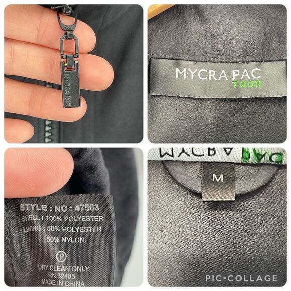 Mycra Pac Tour Faux Suede Jacket Pant 2 Piece Set Black Soft 47563 Women Medium - Picture 5 of 9